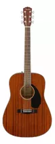 Guitarra Acústica Dreadnought Fender Cd60s Mahogany  Caoba