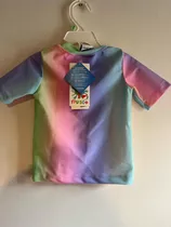 Remera Agua Rashguard Grisino Talle 2 Años Multicolor