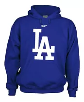 Sudadera Capucha Dodgers Los Angeles Modelo La Logo Biesbol