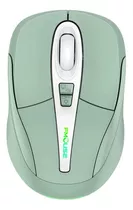 Mouse Sem Fio Portátil 2.4g, Recarregável 1600dpi 3 Verde