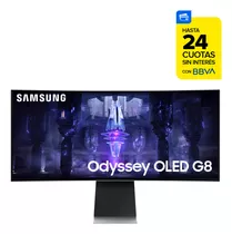 Monitor Samsung De 34  Odyssey Oled G8 G85sb Color Silver