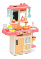 Cozinha Infantil Brinquedo Com Água Luz Som Peças Fumaça 42