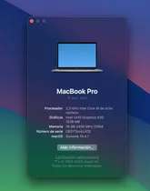 Apple Macbook Pro 2019 15  Intel I9 16gb Ram 512gb Ssd