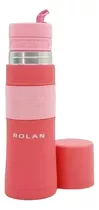 Termo Rolan Mate Listo Autocebante 750ml Acero Inoxidable Color Coral