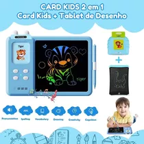 Card Kids 2 Em 1 Cards 224 Palavras Inglês + Tablet Desenho