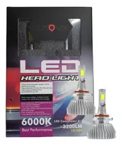 Kit Par Lâmpadas Led  H4 6000k Farol Alto Baixo Super Branca