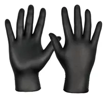 Guantes Nitrilo Descartables X 100u 100 %negro Talle S