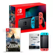 Nintendo Switch + Zelda Botw + Vidrio Templado, Macrotec