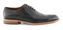 Zapato Hombre Vestir Negro Cuero Acordonado - Hcac00958