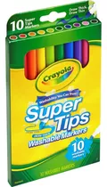 Crayola Super Tips Marcadores Caja De 10
