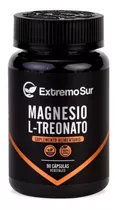 L-treonato De Magnesio 500mg 90 Cápsulas 100%natural Sabor Sin Sabor