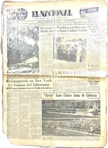 Periodico El Nacional  20 De Abril 1951 Marcos Perez Jimenez
