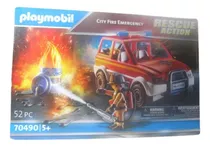 Playmobil 70490 Carro De Bomberos Emergencia Fotos Reales