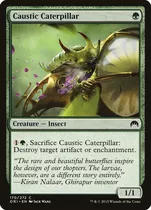 Carta Magic Caustic Caterpillar Estado Played