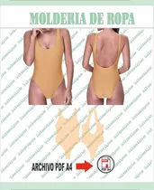 Molderia Imprimible En Pdf A4 Bodys Mujer