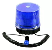 Baliza Azul 12 V Giratoria Imantada Potenciada En Covertex