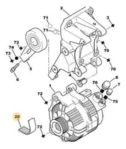 Correa Alternador Citroen Berlingo Peugeot Partner