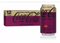 Refresco Coca Cola Cherry Vanilla Zero Sugar 12 Pack (355ml)