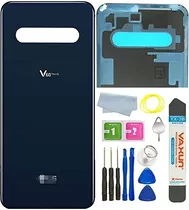 Carcasa De Repuesto Para LG V60 Thinq V600 5g. Blanco Y Azul