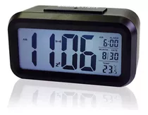 Relógio De Mesa Digital Calendário Despertador Cabeceira