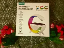 Speaker Y Cargador Inteligente Con Luces De Colores