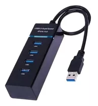 Hub Regua Usb 3.0 4 Portas Alta Velocidade Windows Mac