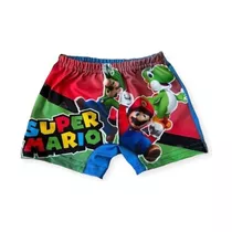 Traje De Baño Infantil Zunga Licra Super Mario