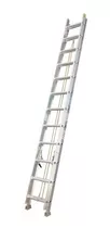 Escalera De Aluminio Extensible De 36 Tramos Marca Aladino