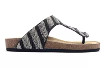 Sandalias Olivie Hush Puppies De Mujer Negro Y Peltre