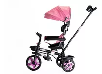 Triciclo Infantil Empurrador Com Capota 2x1 Zupa Baby Style