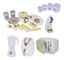 Kit Cozinha Princesa Air Fryer Louça Microondas Potes 20pç