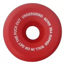 Ruedas Skate Undergrind 60mm 99a Red