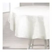 Mantel De Lino Sermat Mesa Redonda 4 Sillas 150cm Diámetro