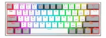 Teclado Gamer Redragon K616 Fizz Rgb Pro Blanco-gris Color Del Teclado Blanco/gris Idioma Español