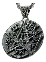 Dije Tetragramaton + Talismán Exterminador En Plata 