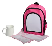 Set De Jardin + Mochila + Taza De Plastico Para Sublimar