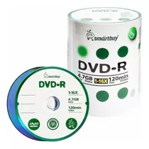 600 Dvd-r Smartbuy Logo Verde 4.7 Gb 120 Minutos