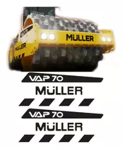 Adesivos Rolo Compactador Compatível Nova Muller Vap70n F519