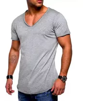 Remera Cuello Desbocado. Cuello Bote Abierto Vxz