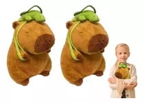 2 Peluches De Animales León Espinoso, Muñeco Capibara