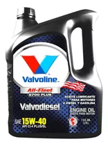 Aceite 15w40 Mineral Valvoline Garrafa 4lts(gasolina/diesel)