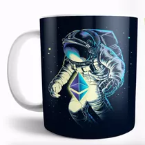 Taza De Cafe Ceramica Criptomonedas Ethereum Eth