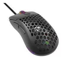 Mouse Gamer De Juego Vsg  Aquila Air Negro Mate