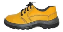 Zapatos De Seguridad Bracol T 36/37/38 Amarillos C/punteras 
