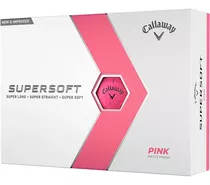 Pelotas De Golf Callaway Supersoft 12b Pk Version 2023 Rosa