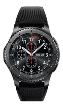 Samsung Gear S3 Frontier Bluetooth 1.3  Caja  Dark Gray, Malla  Dark Gray De  Silicona Y Bisel  Dark Gray Sm-r760