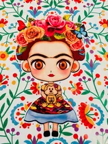 Blusa Frida Kahlo Flores Regalo Mayo Mujer Ropa Méxicana