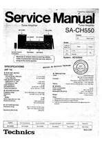   Esquema Technics Sa Ch550 Sach550 Sc Ch550 Scch550 Em Pdf