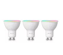 3 Focos Inteligentes Decróicos Gu10 Nexxt Rgb Alexa , Google