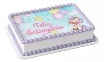 Papel De Arroz Para Bolo Comestível Unicórnio Aniversário